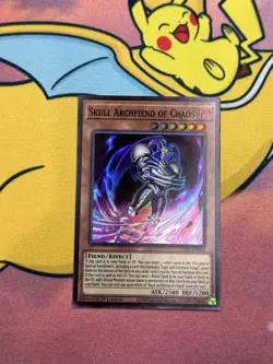Yu-Gi-Oh! TCG Skull Archfiend Of Chaos CORI-EN002 1st Edition Chaos Origins NM - Image 1