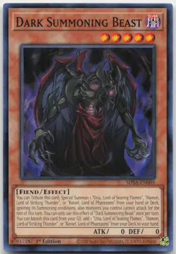 Dark Summoning Beast SDSA-EN005 Structure Deck: Sacred Beasts Yu-Gi-Oh - Image 1