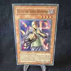 Yu-Gi-Oh! Kycoo the Ghost Destroyer LON-062 Labyrinth Super Rare Holo Eng - Image 1