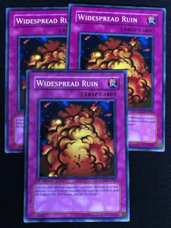 Yugioh Widespread Ruin 5DS2-EN040 1st Common X3 (NM) - Image 1