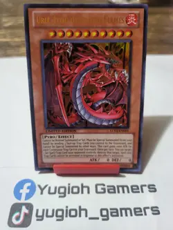 Yu-Gi-Oh Uria Lord Of Searing Flames LC02 Limite Edition Ultra Rare Light Played - Image 1