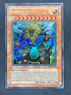 Yu-Gi-Oh 2004 Movie Exclusive Pack Complete Set - Sphinx Set - Moderate Play - Image 4