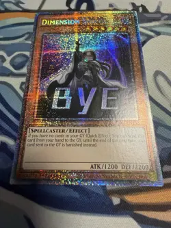 Yugioh Dimension Shifter Starlight Rare RA05-EN132 Stamped - Image 1
