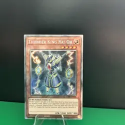 Yu-Gi-Oh! Thunder King Rai-Oh RA03-EN206 Platinum Secret Rare 1st Ed - Mint/NM - Image 1