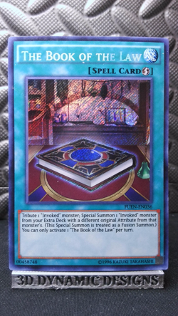 | Yugioh The Book of the Law FUEN-EN036 Secret Rare Fusion Enforcers NM 🔥 | - Image 1