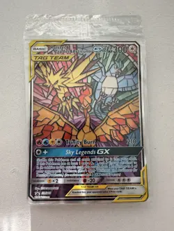 Moltres & Zapdos & Articuno GX SM210 Sun & Moon Promo Pokemon NM/Mint (Sealed) - Image 2