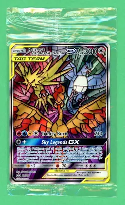 Moltres & Zapdos & Articuno GX Pokemon Sun & Moon Promo SM210 SEALED C - Image 1