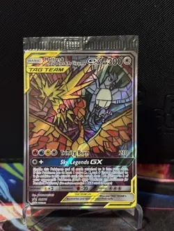 Moltres & Zapdos & Articuno GX Pokemon Sun & Moon Promo SM210 SEALED LP mp - Image 1