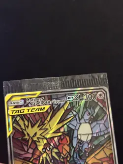 Moltres & Zapdos & Articuno GX Pokemon Sun & Moon Promo SM210 SEALED LP mp - Image 3