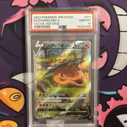 PSA 10 Charizard V 211/172 SAR Japanese Pokemon Card VSTAR Universe GEM MINT - Image 1