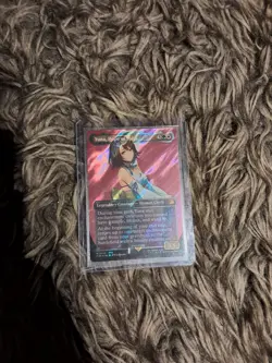 Yuna, Hope of Spira Borderless Surge Foil MTG Final Fantasy - Image 1
