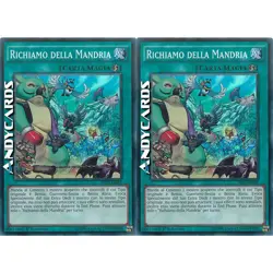 2x RICHIAMO DELLA MANDRIA • (Cattle Call) • Super R • SHVI IT081 • YUGIOH! - Image 1