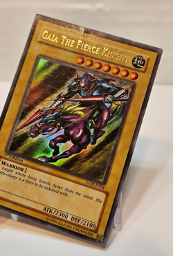 Gaia The Fierce Knight LOB-E004 (LOB-006) Ultra Rare 1st Edition Yugioh 897 - Image 4