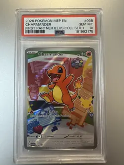 2026 Charmander mep038 first partner illustration collection Psa 10 - Image 1