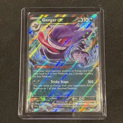Pokemon TCG Gengar EX Temporal Forces Ultra Rare Card 104/162 - Image 1