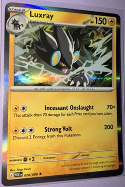 Luxray 028/088 Rare Perfect Order Pokemon Holo NM - Image 1