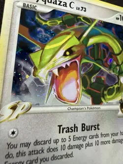 2009 Pokemon Rayquaza C Lv.73 Supreme Victors #8 Holo Rare SP NM- - Image 2