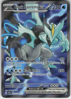 Black Kyurem ex 218/191 Ultra Rare Surging Sparks Near Mint - Image 1