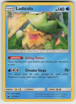 Holo Ludicolo 38/168 Rare Celestial Storm Near Mint - Image 1