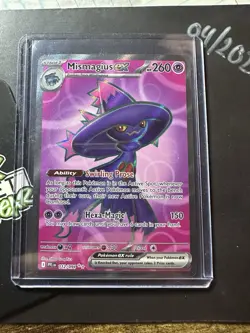 Mismagius ex 112/094 Ultra Rare, Phantasmal Flames, Full Art Holo, Pokemon TCG - Image 3