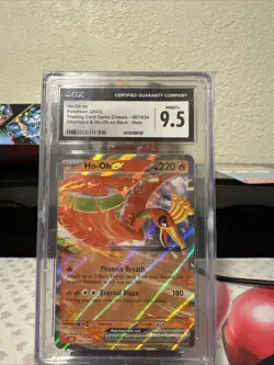 Pokemon Ho-Oh EX #007 Charizard & Ho-Oh EX Deck Holo Classic 2023 CGC 9.5 Mint - Image 1