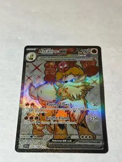 Arcanine ex 224/198 Ultra Rare Scarlet & Violet Pokemon Holo Near Mint - Image 1