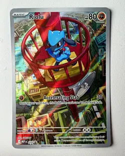 The Pokemon Company Pokemon TCG Riolu 010 Me: Mega Evolution Promo Holo Eng 80HP - Image 1