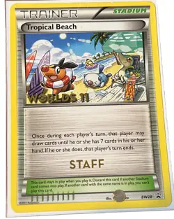 Pokemon Trading Card Game World Championships Tropical Beach 2011 Staff - Played - Image 1