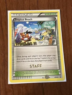 Pokemon Trading Card Game World Championships Tropical Beach 2011 Staff - Played - Image 2