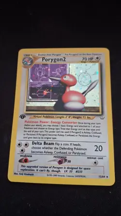 Pokemon TCG Porygon2 12/64 Neo Revelation 1st Edition Holo Rare NM - Image 5