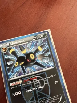 Pokemon Umbreon 64/116 Plasma Freeze Team Plasma Non Holo Rare English 2013 - Image 2