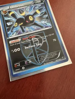 Pokemon Umbreon 64/116 Plasma Freeze Team Plasma Non Holo Rare English 2013 - Image 3