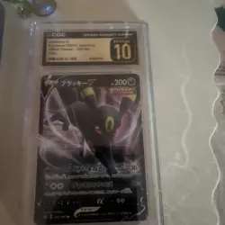 CGC 10 Pristine Umbreon V 100/184 RR Vmax Climax Pokemon Card - Image 3