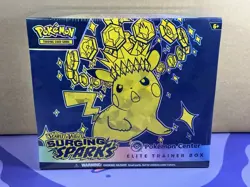 Pokemon TCG Surging Sparks Sealed Pokemon Center Elite Trainer Box ETB - Image 1
