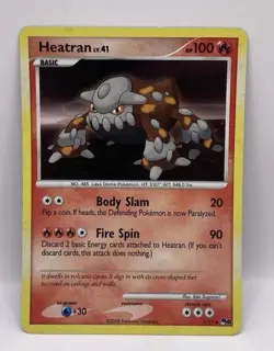 Pokemon Heatran 1/17 Pop Series 8 Cosmos Holo Rare 2008 - Image 1
