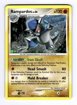 Rampardos Platinum #13 (2009) Holo LP Pokemon - Image 1
