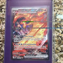 Pokemon Destined Rivals Team Rocket’s Moltres ex 229/182 SIR Alt Art LP - Image 1