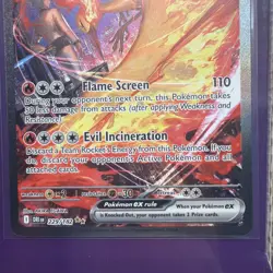 Pokemon Destined Rivals Team Rocket’s Moltres ex 229/182 SIR Alt Art LP - Image 3