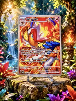 Pokemon TCG Infernape 173/167 Sv06: Twilight Masquerade Holo- Near Mint- IR- New - Image 1