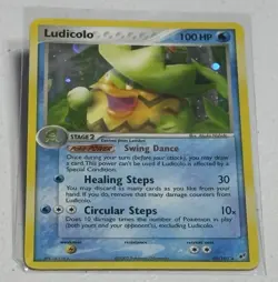 Ludicolo 10/107 Holo Rare EX Deoxys PACK FRESH-NM Pokemon TCG Card English 2005 - Image 1