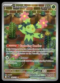 POKEMON MARACTUS JOURNEY TOGETHER 160/159 ILLUSTRATION RARE NM/M - Image 1