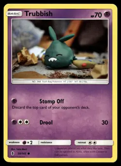 POKEMON TRUBBISH YUKA MORII GUARDIANS RISING 50/145 C NM/M - Image 1