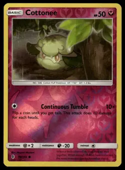 POKEMON COTTONEE GUARDIANS RISING 90/145 REVERSE HOLO C NM/M - Image 1