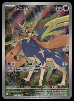 POKEMON ZACIAN PHANTASMAL FLAMES 100/094 ILLUSTRATION RARE NM/M - Image 1