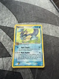 Pokemon TCG Vaporeon 19/115 Unseen Forces Holo Rare - HP - Image 1