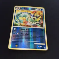 Vaporeon 41/90 Undaunted Reverse Holo Uncommon 2010 Nintendo Pokemon Card - Image 2