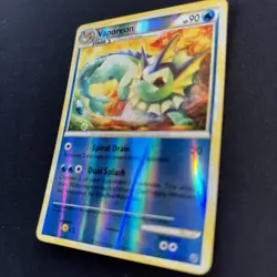 Vaporeon 41/90 Undaunted Reverse Holo Uncommon 2010 Nintendo Pokemon Card - Image 3