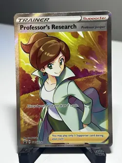 Professor's Research (Full Art) - SWSH152 Sword & Shield Promo Pokemon TCG - Image 1