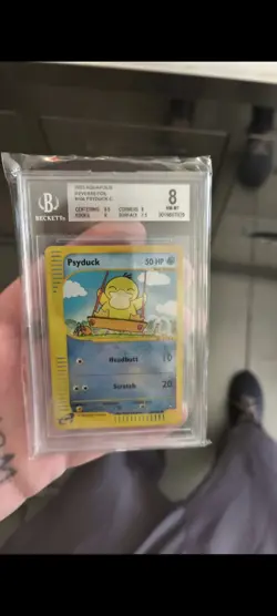 PSYDUCK 104/147 HOLO REVERSE - Rare Eng Aquapolis E-Series 2003 - Pokemon Card - Image 1