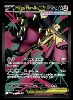 POKEMON MEGA MAWILE EX MEGA EVOLUTION 162/132 ULTRA RARE NM/M - Image 1
